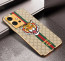 Vaku ® Vivo T1 5G Lynx Designer Leather Pattern Gold Electroplated Soft TPU Back Cover Case