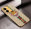 Vaku ® Vivo Y22 Lynx Designer Leather Pattern Gold Electroplated Soft TPU Back Cover Case