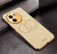 Vaku ® Vivo V30e 5G Skylar Leather Pattern Gold Electroplated Soft TPU Back Cover