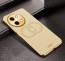 Vaku ® Vivo Y58 5G Skylar Leather Pattern Gold Electroplated Soft TPU Back Cover