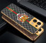 Vaku ® Oppo Reno8 5G Lynx Designer Leather Pattern Gold Electroplated Soft TPU Back Cover Case