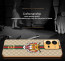 Vaku ® Vivo V25 5G Lynx Designer Leather Pattern Gold Electroplated Soft TPU Back Cover Case