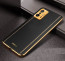 Vaku ® Xiaomi 11T Pro 5G Luxemberg Series Leather Stitched Gold Electroplated Soft TPU Back Cover