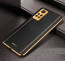 Vaku ® Redmi Note 11 Pro Plus 5G Luxemberg Series Leather Stitched Gold Electroplated Soft TPU Back Cover