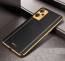 Vaku ® OnePlus Nord CE 2 Lite 5G Luxemberg Series Leather Stitched Gold Electroplated Soft TPU Back Cover