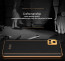 Vaku ® Vivo Y72 5G Luxemberg Series Leather Stitched Gold Electroplated Soft TPU Back Cover