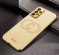 Vaku ® Samsung Galaxy A33 5G Skylar Leather Pattern Gold Electroplated Soft TPU Back Cover