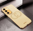 Vaku ® Samsung Galaxy S23 Plus Skylar Leather Pattern Gold Electroplated Soft TPU Back Cover