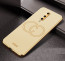 Vaku ® OnePlus 8 Skylar Leather Pattern Gold Electroplated Soft TPU Back Cover