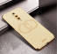 Vaku ® OnePlus 8 Skylar Leather Pattern Gold Electroplated Soft TPU Back Cover