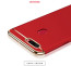 Vaku ® Oppo F9 / F9 Pro Ling Series Ultra-thin Metal Electroplating Splicing PC Back Cover