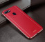 Vaku ® OPPO F9 / F9 Pro Vertical Leather Stitched Gold Electroplated Soft TPU Back Cover