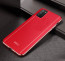 Vaku ® Poco M3 Vertical Leather Stitched Gold Electroplated Soft TPU Back Cover