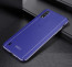 Vaku ® Samsung Galaxy M01 Vertical Leather Stitched Gold Electroplated Soft TPU Back Cover