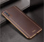 Vaku ® Vivo Y12S Vertical Leather Stitched Gold Electroplated Soft TPU Back Cover