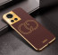 Vaku ® OnePlus 10R Skylar Series Leather Stitched Gold Electroplated Soft TPU Back Cover