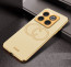 Vaku ® OnePlus 10T 5G Skylar Series Leather Stitched Gold Electroplated Soft TPU Back Cover