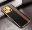 Vaku ® Xiaomi Redmi 10 4G Felix Line Leather Stitched Gold Electroplated Soft TPU Back Cover Case