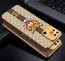 Vaku ® Xiaomi Redmi 10 4G Lynx Leather Stitched Gold Electroplated Soft TPU Back Cover Case