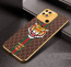 Vaku ® Xiaomi Redmi 10 4G Lynx Leather Stitched Gold Electroplated Soft TPU Back Cover Case