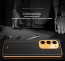 Vaku ® Samsung Galaxy S23 Luxemberg Series Leather Stitched Gold Electroplated Soft TPU Back Cover