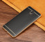 Vaku ® Samsung Galaxy J7 Pro Leather Stitched Gold Electroplated Soft TPU Back Cover