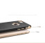 Vaku ® Apple iPhone 7 Plus Altrim Grained Leather Ultra-thin Metal Electroplating Splicing PC Back Cover