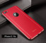VAKU ® Vertical Leather Stitched Gold Electroplated Soft TPU Back Cover