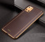 Vaku ® Samsung Galaxy Note 10 lite Vertical Leather Stitched Gold Electroplated Soft TPU Back Cover