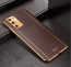 Vaku ® Samsung Galaxy F02s Vertical Leather Stitched Gold Electroplated Soft TPU Back Cover