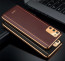 Vaku ® Samsung Galaxy F02s Vertical Leather Stitched Gold Electroplated Soft TPU Back Cover