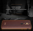 Vaku ® Oppo F11 Vertical Leather Stitched Gold Electroplated Soft TPU Back Cover