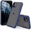 VAKU ® 2in1 Combo Apple iPhone 12 Mini Ignite Armor 10ft Shock-Proof Anti-Drop Case Back Cover with Dust filter Tempered Glass (Blue)