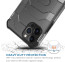 VAKU ® For Apple iPhone 12  Pro Fusion Series Shockproof Hard Matte TPU + PC Back Cover