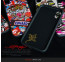 Ed Hardy ® For Apple iPhone X / XS Embroidery Pattern Pictorial Design Fabric Shock-proof Back Cover