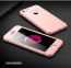 Vaku ® Apple iPhone 5 / 5S / SE 7D Series PC Case  Dual-Colour Finish 3-in-1 Ultra-thin Slim Front Case + Tempered + Back Cover
