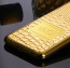 Vaku ® Apple iPhone 6 / 6S Premium Crocodile Leather Gold Electroplated Back Cover