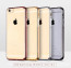 MeePhone ® For Apple iPhone 6 Plus / 6S Plus Noble Series Metal Electroplating Bumper Transparent Back Cover