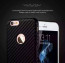 WUW ® Apple iPhone 6 / 6S Carbon Fiber Finish Ultra-Light & Thin Logo Display Grip Back Cover