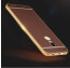 VAKU ® XIAOMI Redmi Note 4 Leather Stitched Gold Electroplated Soft TPU Back Cover