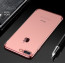 Vaku ® Apple iPhone 8 Plus CAUSEWAY Series Electroplated Shine Bumper Finish Full-View Display + Ultra-thin Transparent Back Cover