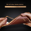 Vaku ® Oppo Reno8 5G Skylar Leather Pattern Gold Electroplated Soft TPU Back Cover