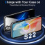 Vaku ® Samsung Galaxy S22 Luxury Electroplated Shockproof Bumper Protective TPU Clear Hard Back Cover Case