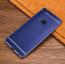 Vaku ® Vivo V7 Plus Leather Stitched Gold Electroplated Soft TPU Back Cover