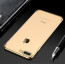 Vaku ® Apple iPhone 8 Plus CAUSEWAY Series Electroplated Shine Bumper Finish Full-View Display + Ultra-thin Transparent Back Cover