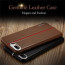 VAKU ® Apple iPhone 7 Plus LARDOR Series 3 Stitch Leather Shell with Metallic Logo Display Back Cover