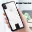 Vaku ® Apple iPhone XS Max Metal Slider Toughened Glass Finish Back Cover