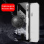 Vaku ® Apple iPhone XS Max Metal Slider Toughened Glass Finish Back Cover
