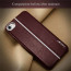 VAKU ® Apple iPhone 6 / 6S LARDOR Series 3 Stitch Leather Shell with Metallic Logo Display Back Cover