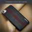 VAKU ® Apple iPhone 6 / 6S LARDOR Series 3 Stitch Leather Shell with Metallic Logo Display Back Cover